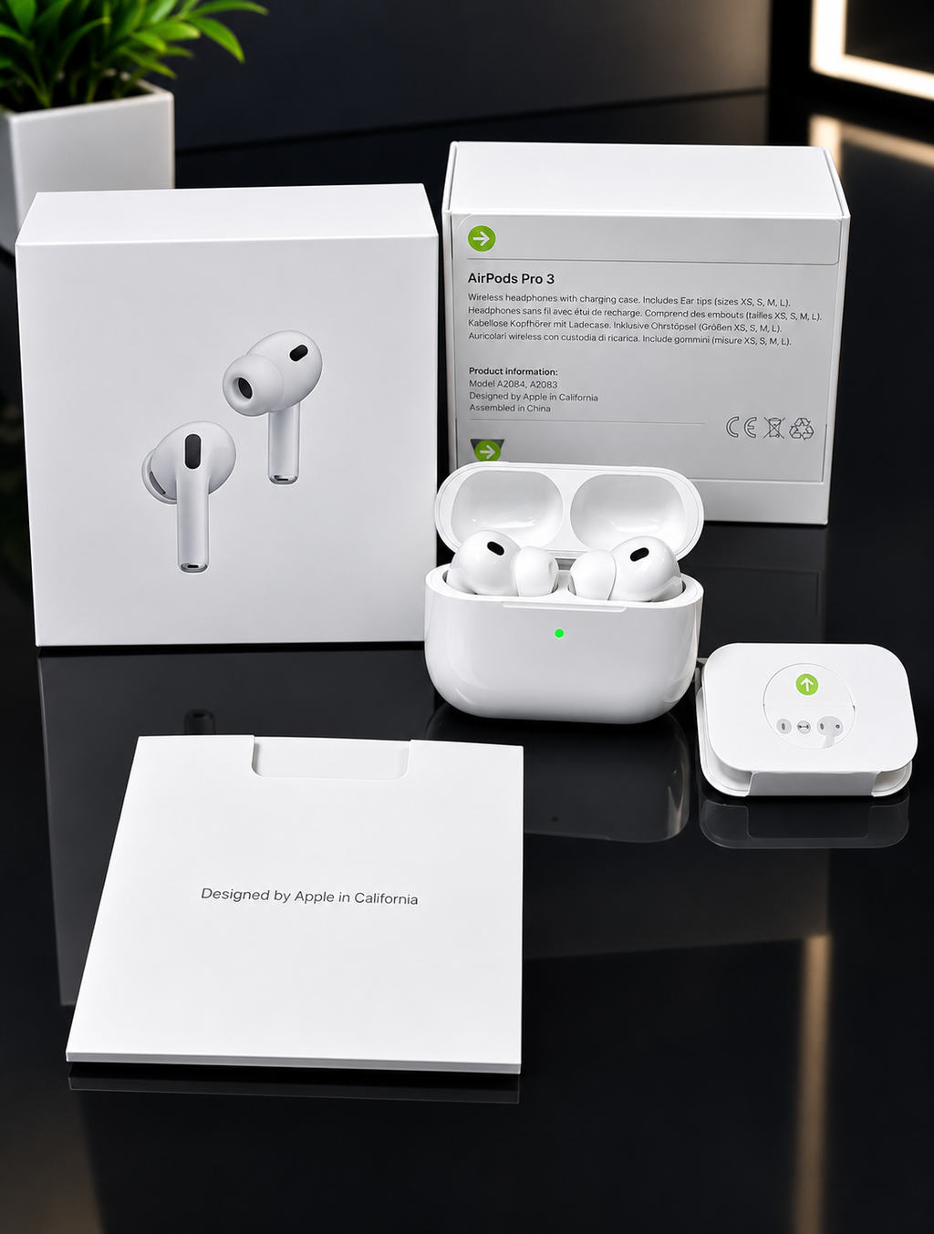 AirPods Pro 3 White In-Ear Earbuds.