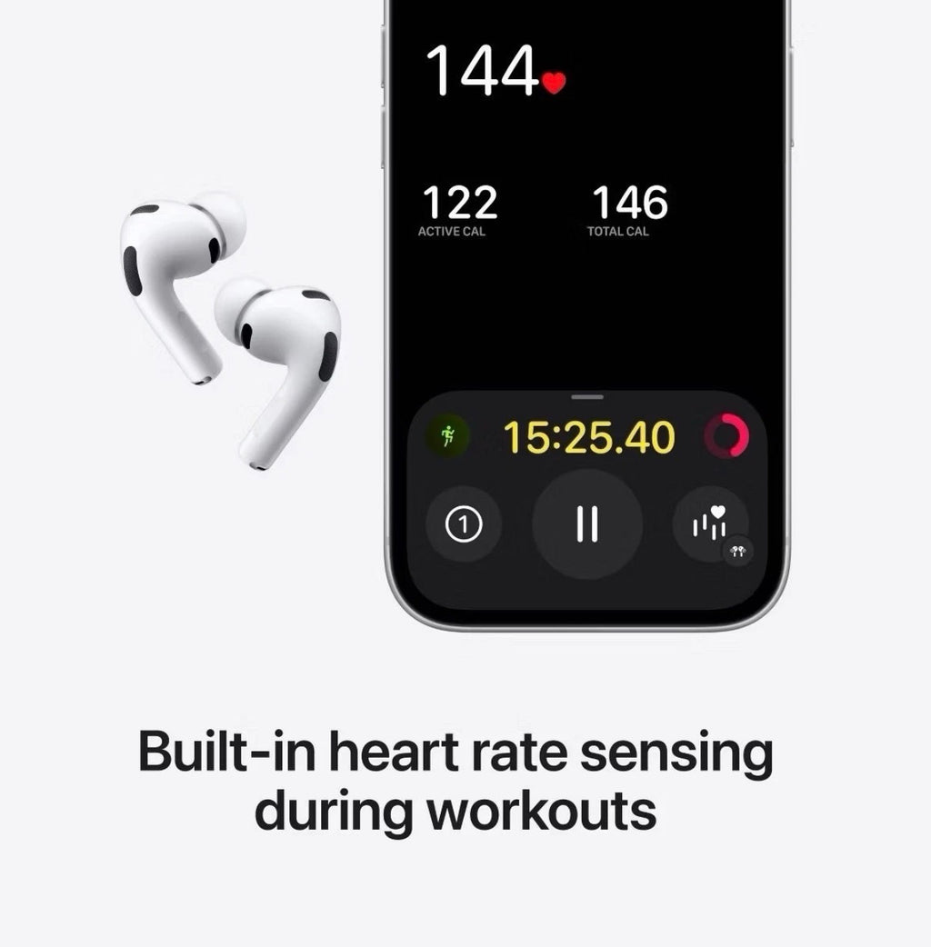 AirPods Pro 3 White In-Ear Earbuds.